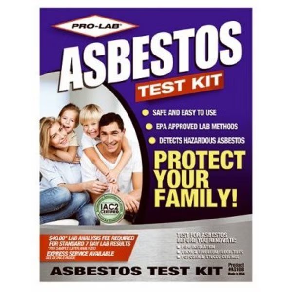 Pro Asbestos Test Kit, Professional Lab, Mfr#: AS108